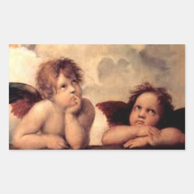 ADESIVO RETANGULAR ANJOS DE PENSAMENTO (Frente)