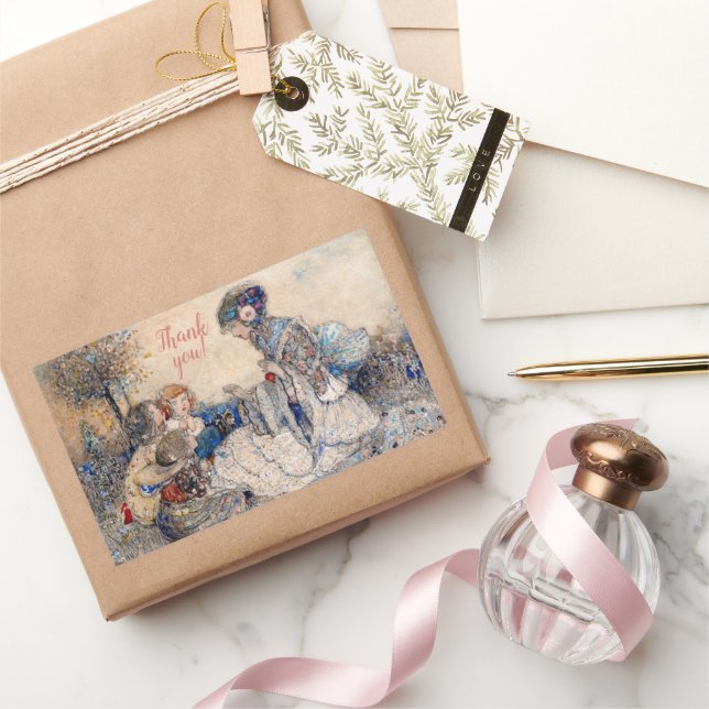 Adesivo Retangular Annie French A Fairytale (Presentear)