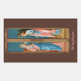 Adesivo Retangular Anunciação de F. Lippi (M 038)