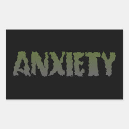 Adesivo Retangular Anxiety Ver 1 Sticker