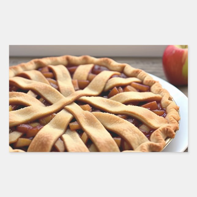 Adesivo Retangular Apple Pie (Frente)