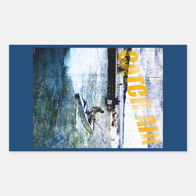 Adesivo Retangular Ar de captura (Frente)