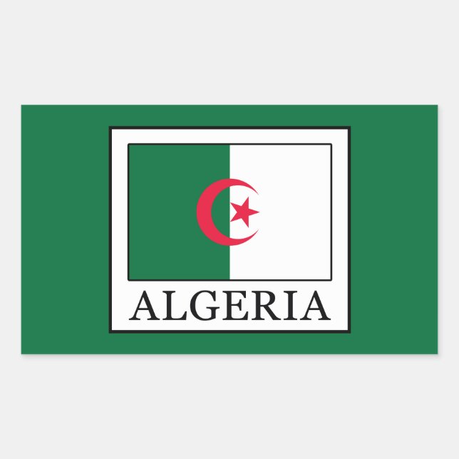 Adesivo Retangular Argélia (Frente)