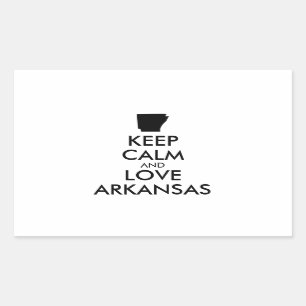 Adesivo Retangular ARKANSAS DE MANUTENÇÃO E AMOR personalizáveis