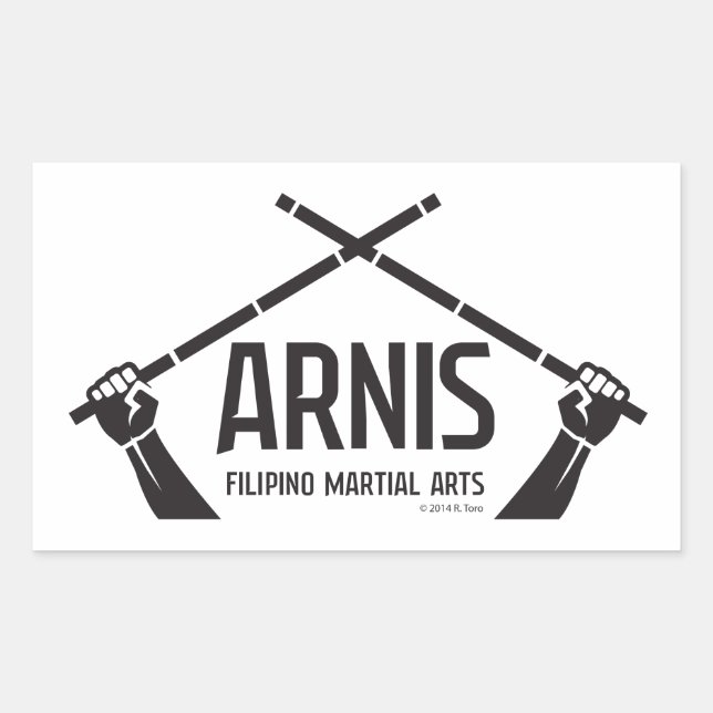 Adesivo Retangular Arnis astig (Frente)