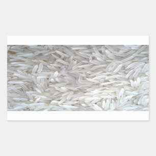 Adesivo Retangular Arroz Delicioso