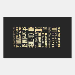 Adesivo Retangular Arte inspirada - amor um outro