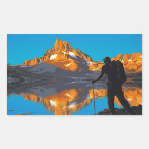 Adesivo Retangular Arte - Pico de Banner Supervisionado - Trilha John