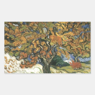 Adesivo Retangular Árvore de amora por van Gogh