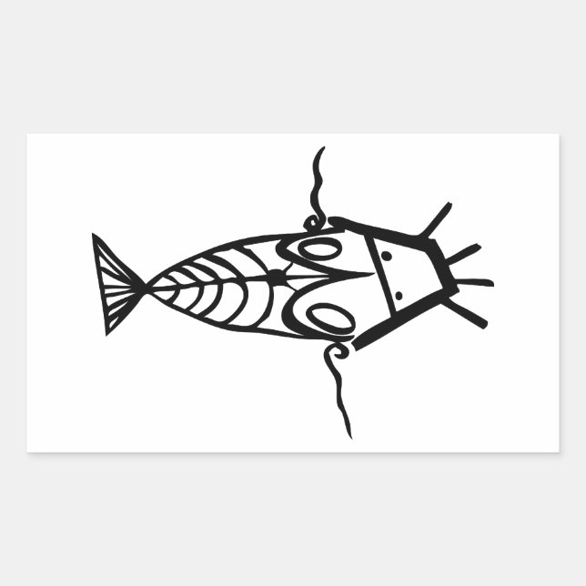 Adesivo Retangular Astronautas Antigos (Frente)