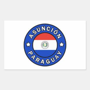 Adesivo Retangular Asunción Paraguai