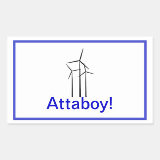 Adesivo Retangular Atta Boy Wind Turbine
