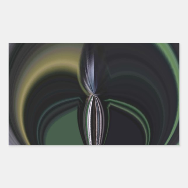 Adesivo Retangular Aurora: Caleidoscópio Cósmico (Frente)