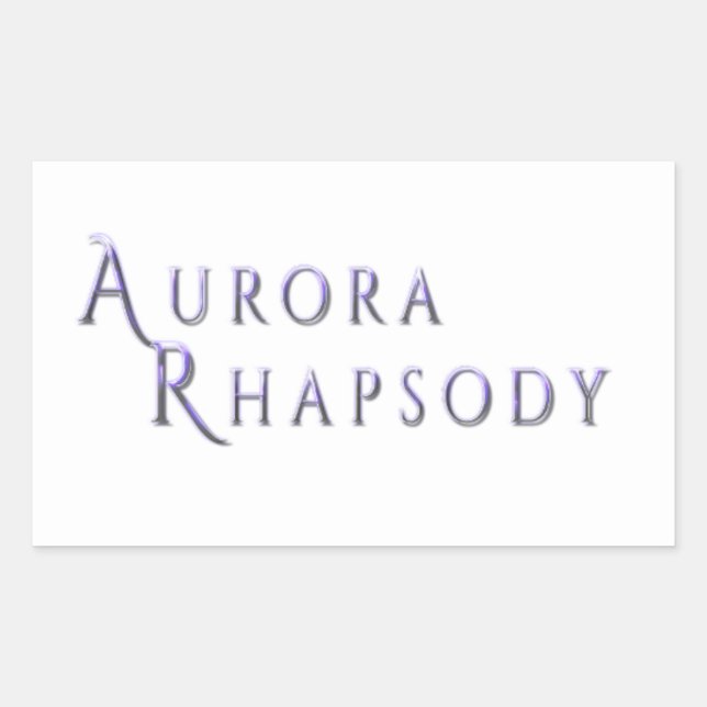 Adesivo Retangular Aurora Rhapsody Sticker (Frente)