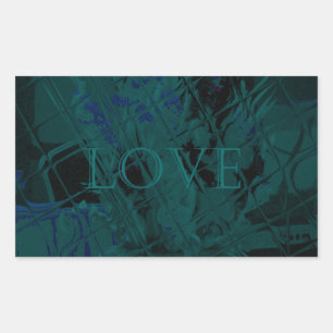 Adesivo Retangular Azul francês Coma Plantar Cores de Flor para Todos