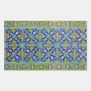 Adesivo Retangular azulejo iznik