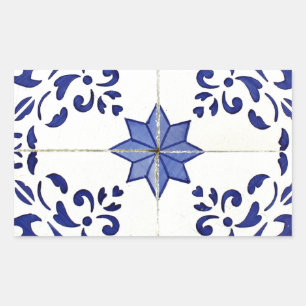Adesivo Retangular Azulejos