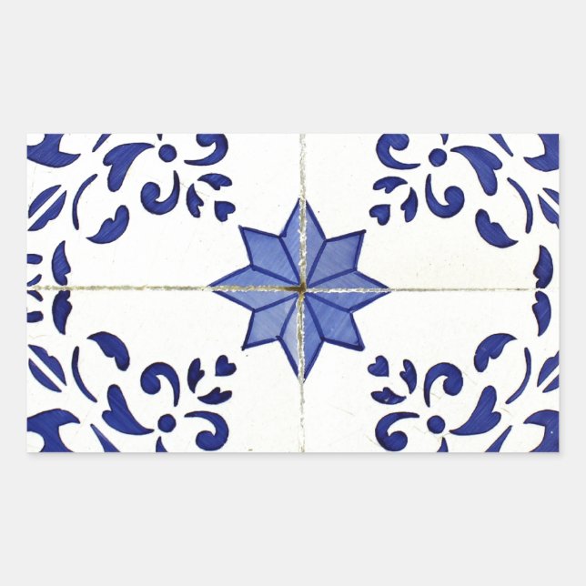 Adesivo Retangular Azulejos (Frente)