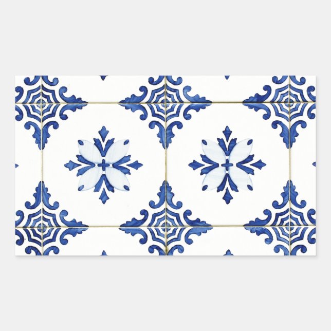 Adesivo Retangular Azulejos (Frente)