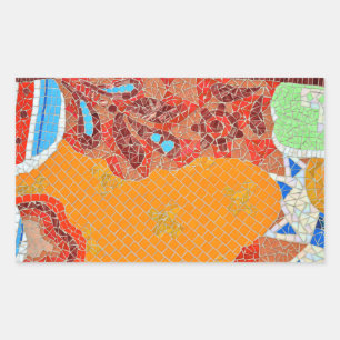 Adesivo Retangular azulejos mosaicos fidelidade a peças quebradas hon