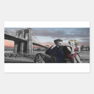 Adesivo Retangular B&W Brooklyn