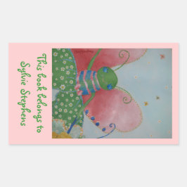 Adesivo Retangular Ballerina Butterfly