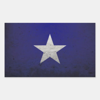 Adesivo Retangular bandeira azul Bonnie