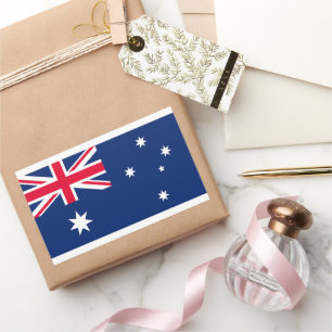 Adesivo Retangular Bandeira da Austrália
