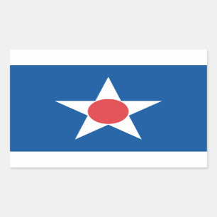 Adesivo Retangular Bandeira da cidade de Asahikawa (Hokkaido)