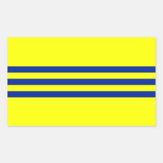 Adesivo Retangular bandeira da Cochinchina