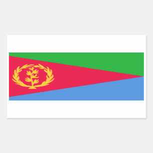 Adesivo Retangular Bandeira da Eritreia, Bandeira da Eritreia