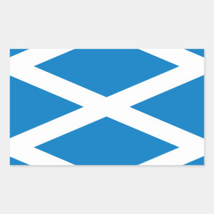Adesivo Retangular Bandeira da Escócia