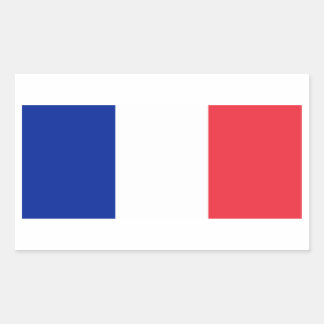 Adesivo Retangular Bandeira da França