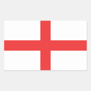 Adesivo Retangular Bandeira da Inglaterra