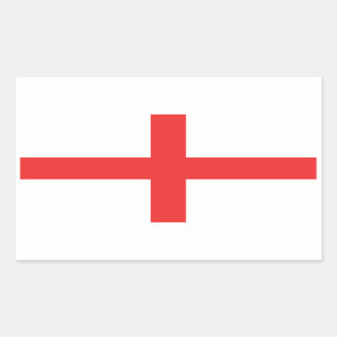 Adesivo Retangular Bandeira da Inglaterra