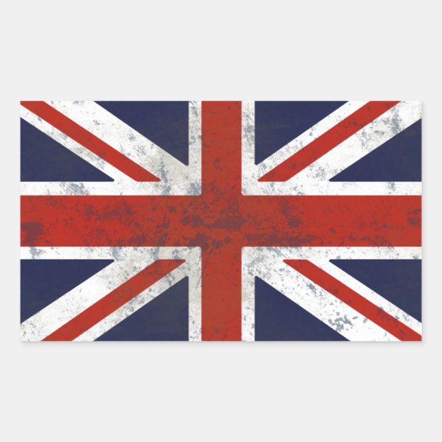 ADESIVO RETANGULAR BANDEIRA DA INGLATERRA (Frente)
