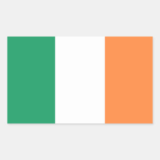 Adesivo Retangular Bandeira da Irlanda