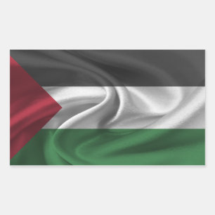 Adesivo Retangular Bandeira da Palestina
