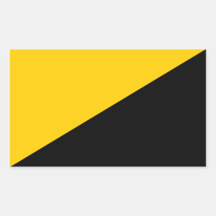 Adesivo Retangular Bandeira de AnCap