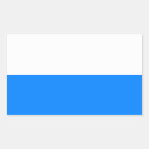Adesivo Retangular Bandeira de Baviera
