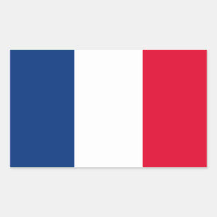 Adesivo Retangular Bandeira de France