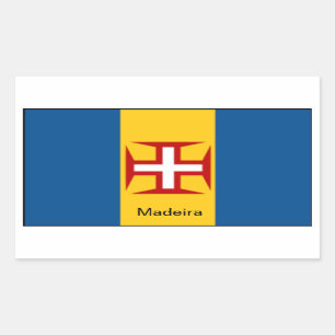 Adesivo Retangular Bandeira de Madeira