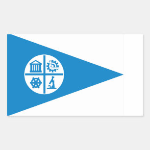 Adesivo Retangular Bandeira de Minneapolis
