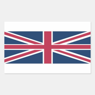 Adesivo Retangular Bandeira de Reino Unido
