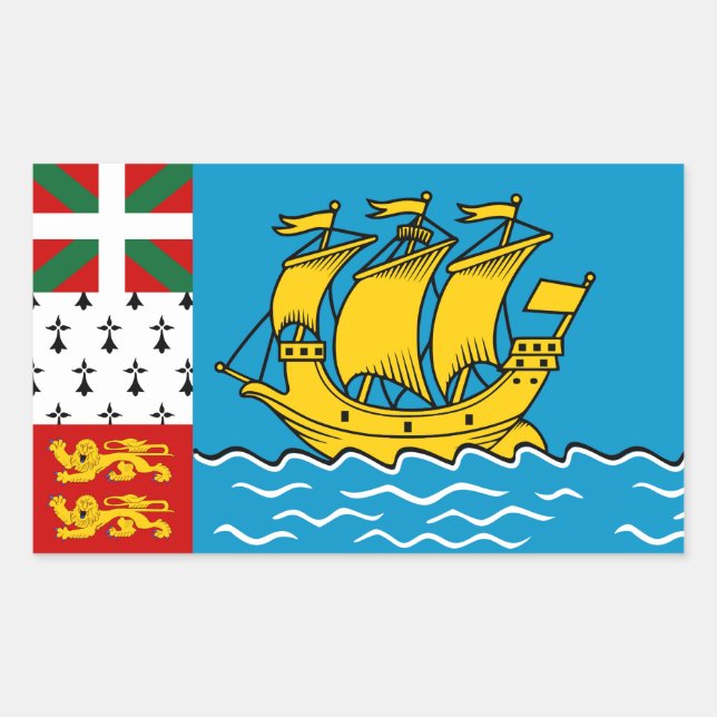 Adesivo Retangular Bandeira de São Pedro e Miquelão (Frente)