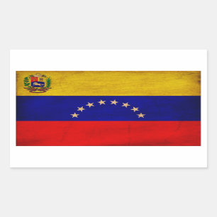 Adesivo Retangular Bandeira de Venezuela