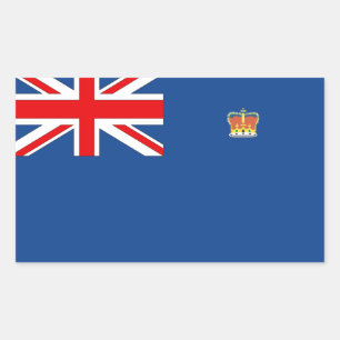 Adesivo Retangular Bandeira de Victoria do australiano