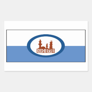 Adesivo Retangular Bandeira do Cairo Egipto