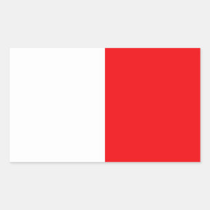 Adesivo Retangular bandeira do distrito de Tyrone norte irlanda reino