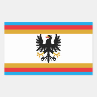 Adesivo Retangular Bandeira do Grão-Ducado da Prússia Oriental